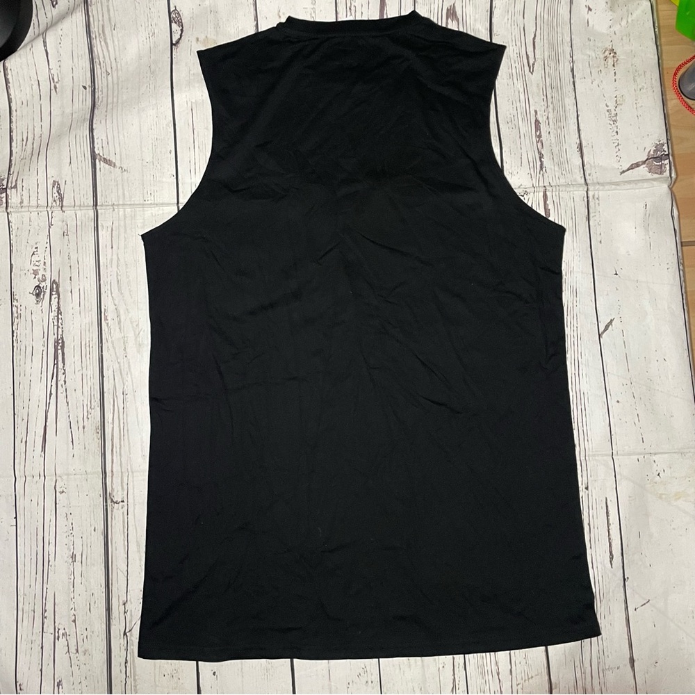 Def Leppard 1983 "Rock & Roll" Women's Black Sleeveless Graphic Tank shirt dress - Picture 2 of 6